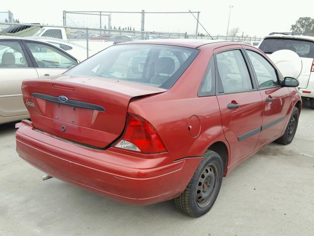 1FAFP33Z13W343733 - 2003 FORD FOCUS LX RED photo 4