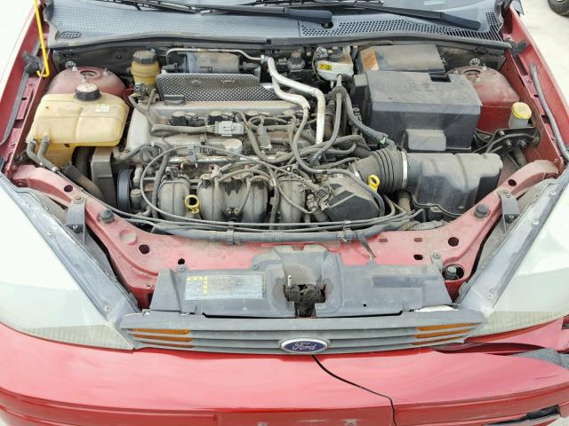 1FAFP33Z13W343733 - 2003 FORD FOCUS LX RED photo 7