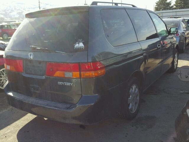 5FNRL18963B124190 - 2003 HONDA ODYSSEY EX BLUE photo 4