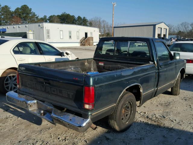 1GCCS14Z3P8179085 - 1993 CHEVROLET S TRUCK S1 GREEN photo 4