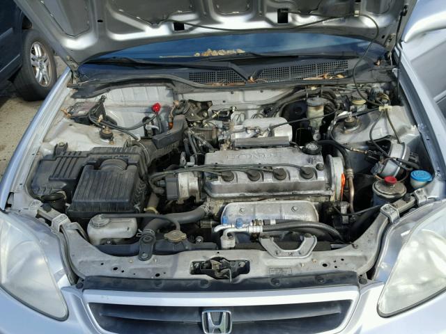 1HGEJ8142YL064703 - 2000 HONDA CIVIC EX SILVER photo 7