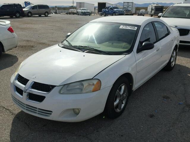 1B3EL56R14N203280 - 2004 DODGE STRATUS ES WHITE photo 2