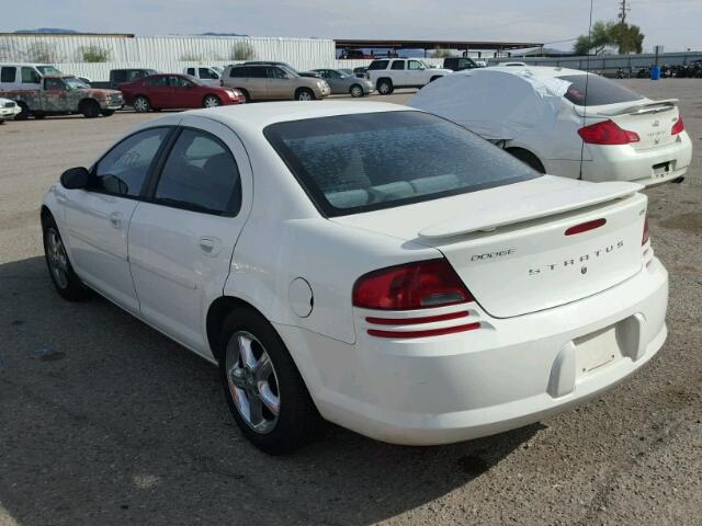 1B3EL56R14N203280 - 2004 DODGE STRATUS ES WHITE photo 3