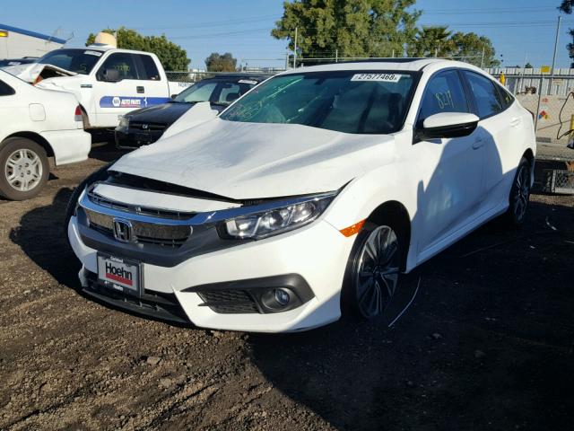 2HGFC1F34HH656798 - 2017 HONDA CIVIC EX WHITE photo 2