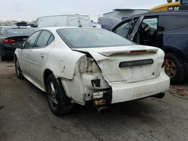 2G2WR524341132469 - 2004 PONTIAC GRAND PRIX WHITE photo 3