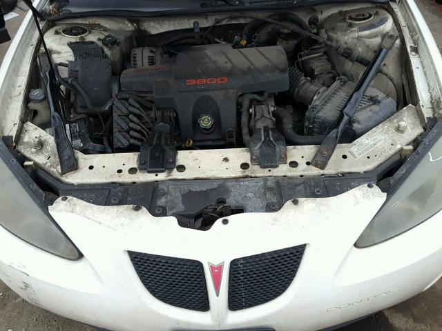 2G2WR524341132469 - 2004 PONTIAC GRAND PRIX WHITE photo 7