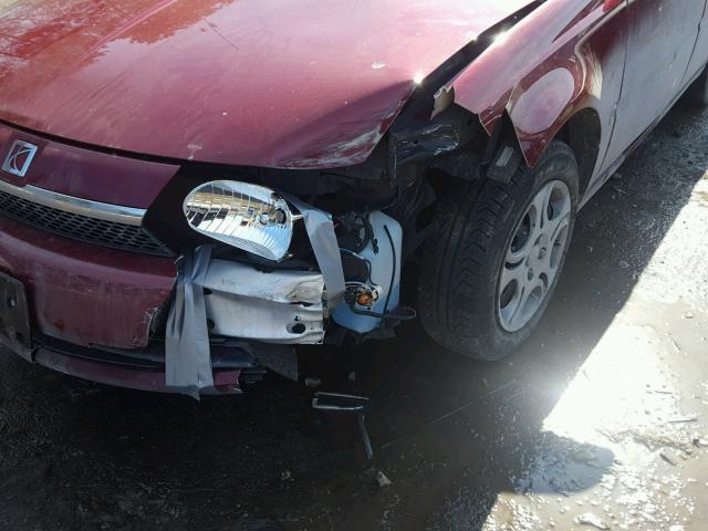 1G8AJ52FX4Z207362 - 2004 SATURN ION LEVEL 红色 照片 9