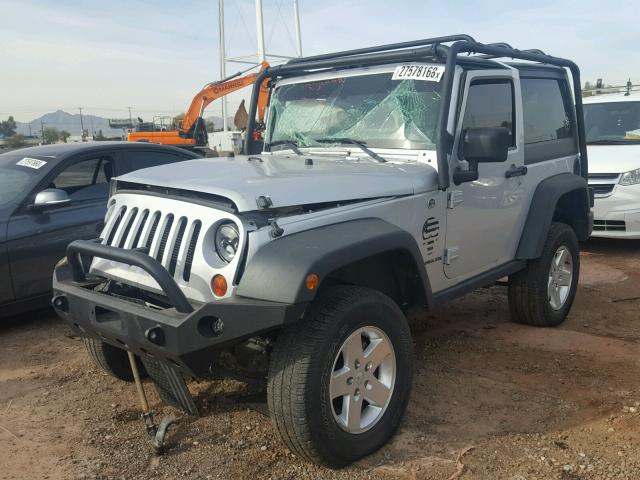 1C4AJWAG8CL254798 - 2012 JEEP WRANGLER S GRAY photo 2