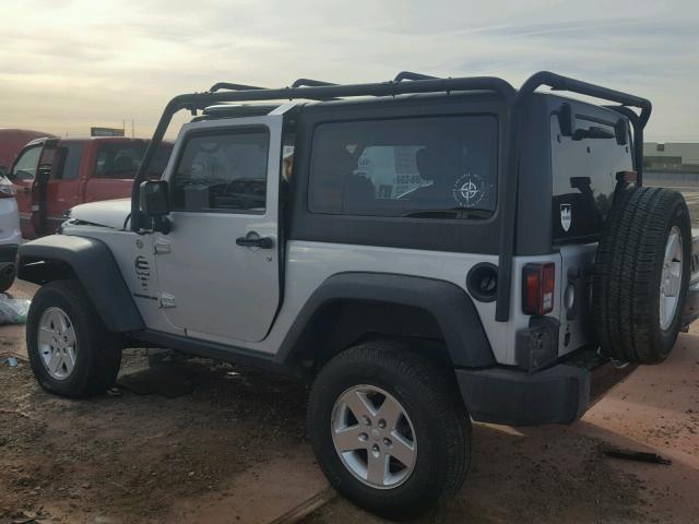 1C4AJWAG8CL254798 - 2012 JEEP WRANGLER S GRAY photo 3