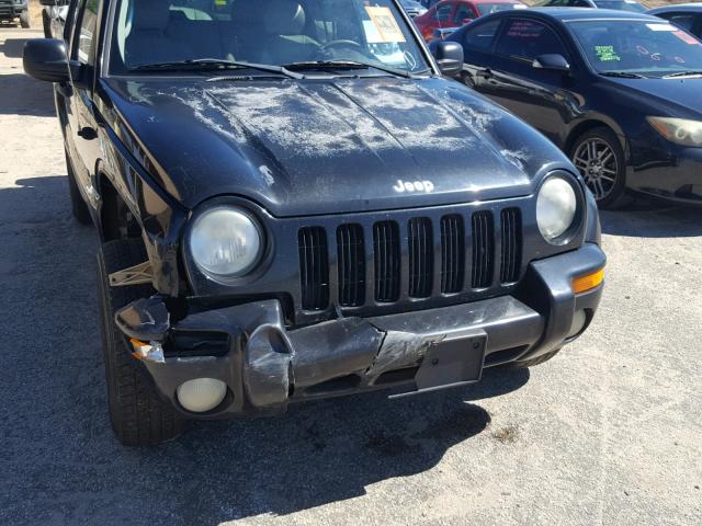 1J4GL58K23W657886 - 2003 JEEP LIBERTY LI BLACK photo 9