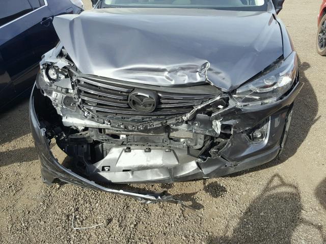 JM3KE2DY2G0687196 - 2016 MAZDA CX-5 GT GRAY photo 7