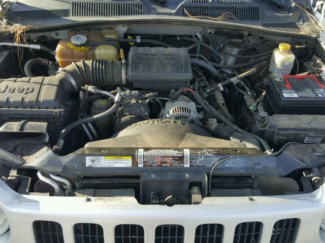 1J4GL58K72W301576 - 2002 JEEP LIBERTY LI SILVER photo 7