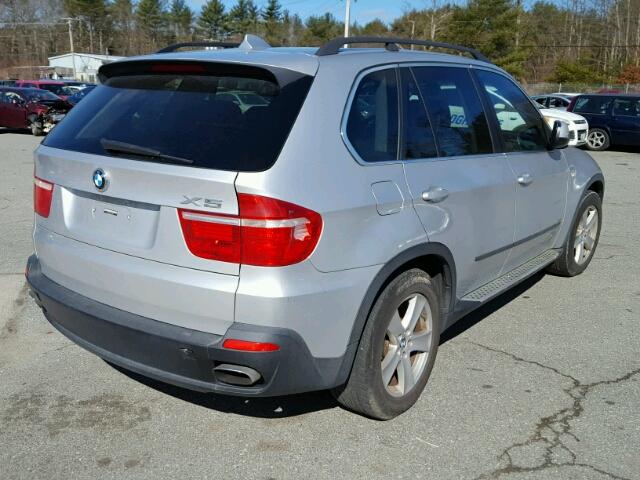 5UXFE83507LZ38587 - 2007 BMW X5 4.8I SILVER photo 4