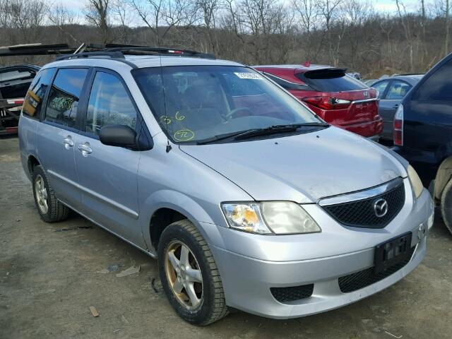 JM3LW28A830378616 - 2003 MAZDA MPV WAGON SILVER photo 1