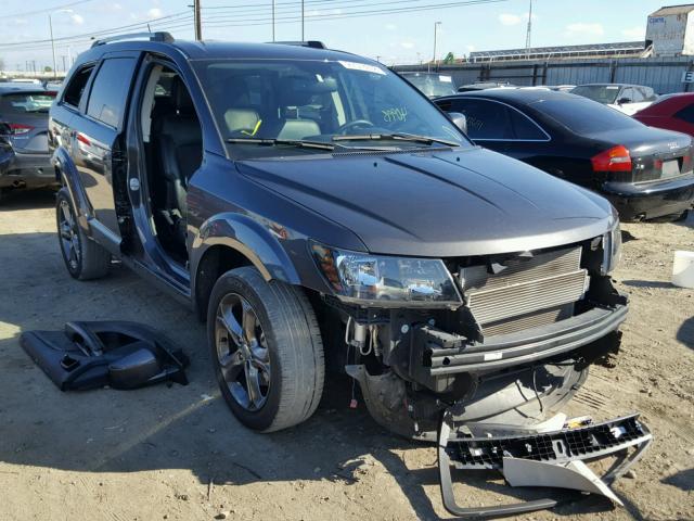 3C4PDCGB4FT723339 - 2015 DODGE JOURNEY CR CHARCOAL photo 1