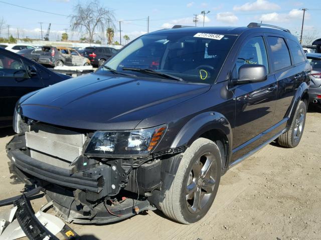 3C4PDCGB4FT723339 - 2015 DODGE JOURNEY CR CHARCOAL photo 2