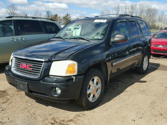 1GKDT13S532342181 - 2003 GMC ENVOY BLACK photo 2