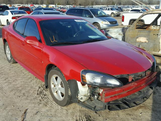 2G2WP552281119508 - 2008 PONTIAC GRAND PRIX RED photo 1