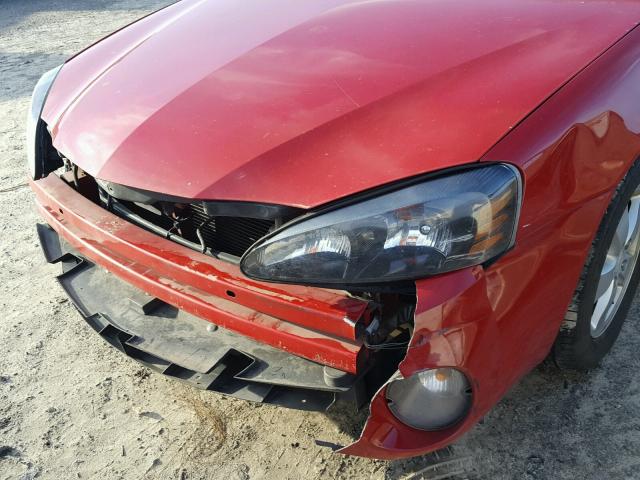 2G2WP552281119508 - 2008 PONTIAC GRAND PRIX RED photo 9