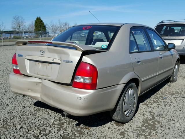 JM1BJ2227X0171242 - 1999 MAZDA PROTEGE DX TAN photo 4