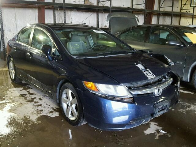 1HGFA16857L109431 - 2007 HONDA CIVIC EX BLUE photo 1