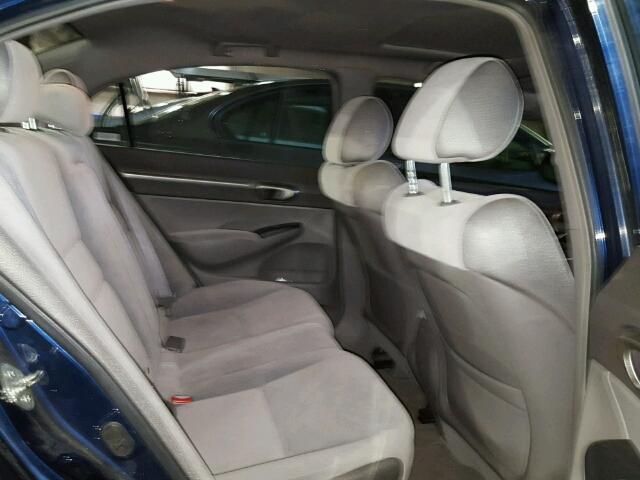 1HGFA16857L109431 - 2007 HONDA CIVIC EX ლურჯი ფოტო 6