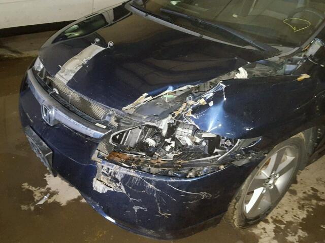 1HGFA16857L109431 - 2007 HONDA CIVIC EX ლურჯი ფოტო 9