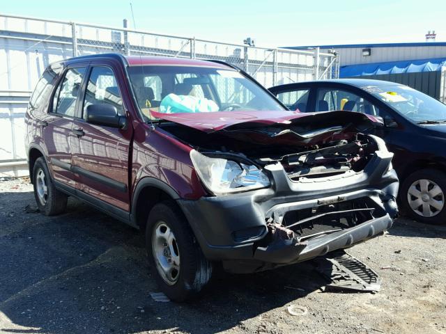 JHLRD78464C028954 - 2004 HONDA CR-V LX RED photo 1