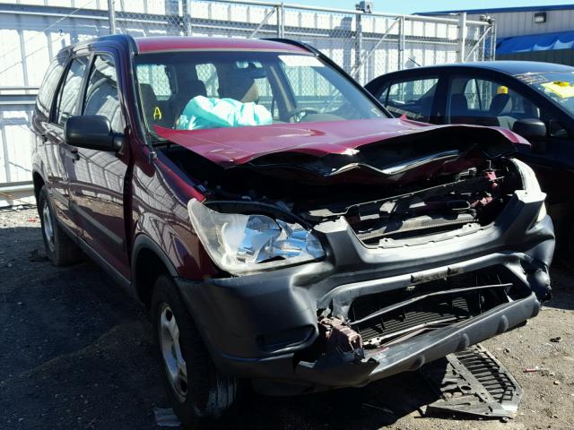 JHLRD78464C028954 - 2004 HONDA CR-V LX RED photo 9