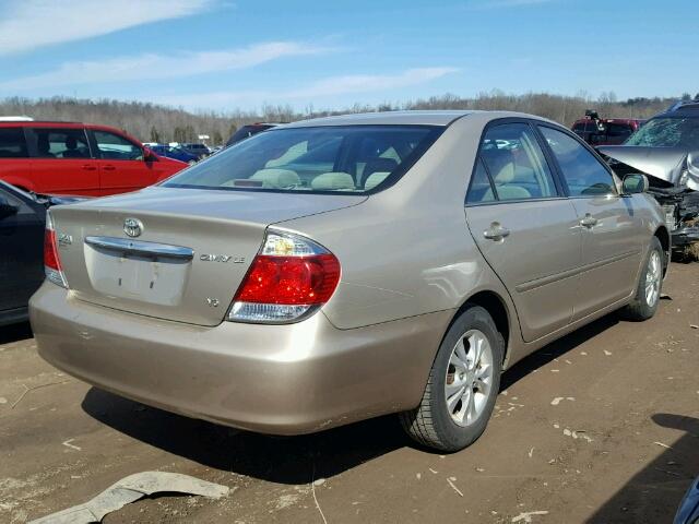 4T1BF32K35U102671 - 2005 TOYOTA CAMRY LE TAN photo 4