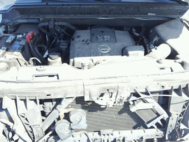 5N1BA0NF5FN616593 - 2015 NISSAN ARMADA PLA WHITE photo 7