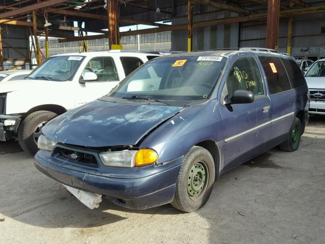 2FMZA5148WBC15504 - 1998 FORD WINDSTAR W BLUE photo 2