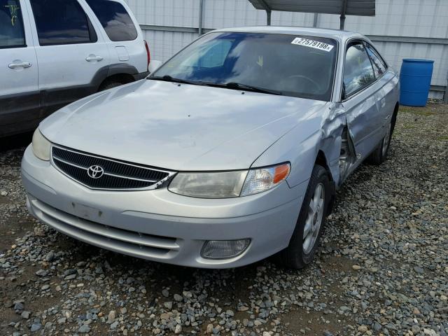 2T1CF28P71C426655 - 2001 TOYOTA CAMRY SOLA SILVER photo 2