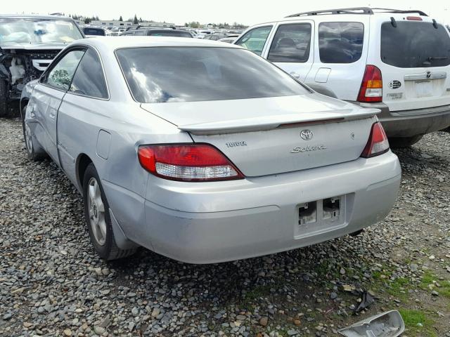 2T1CF28P71C426655 - 2001 TOYOTA CAMRY SOLA SILVER photo 3