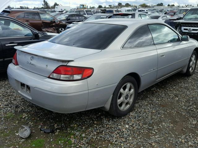 2T1CF28P71C426655 - 2001 TOYOTA CAMRY SOLA SILVER photo 4