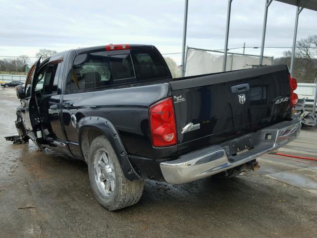 1D7HU18268S500432 - 2008 DODGE RAM 1500 S BLACK photo 3