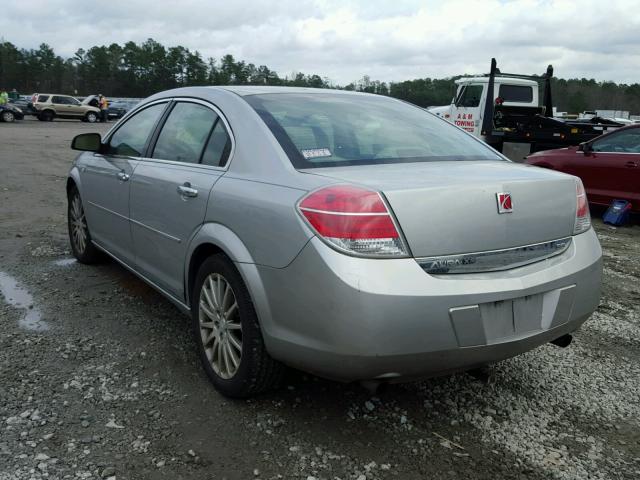 1G8ZV57788F185653 - 2008 SATURN AURA XR SILVER photo 3