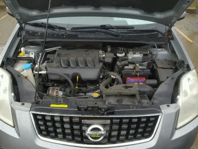 3N1AB61E19L632004 - 2009 NISSAN SENTRA 2.0 GRAY photo 7