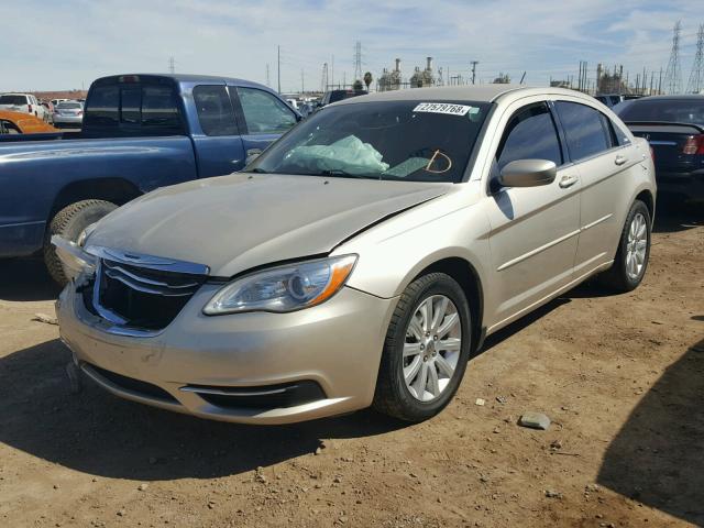 1C3CCBBG0DN696396 - 2013 CHRYSLER 200 TOURIN TAN photo 2