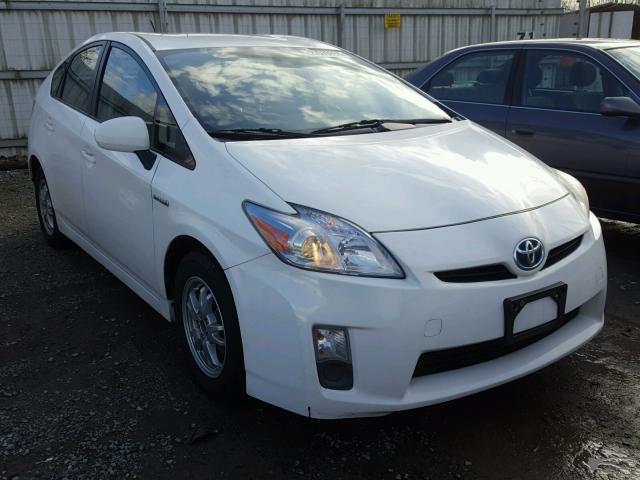 JTDKN3DU9B1321184 - 2011 TOYOTA PRIUS WHITE photo 1