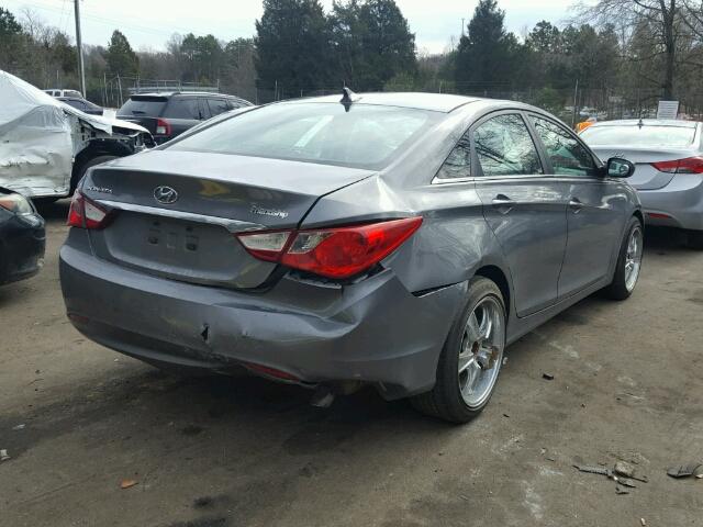 5NPEB4AC1BH068832 - 2011 HYUNDAI SONATA GLS GRAY photo 4