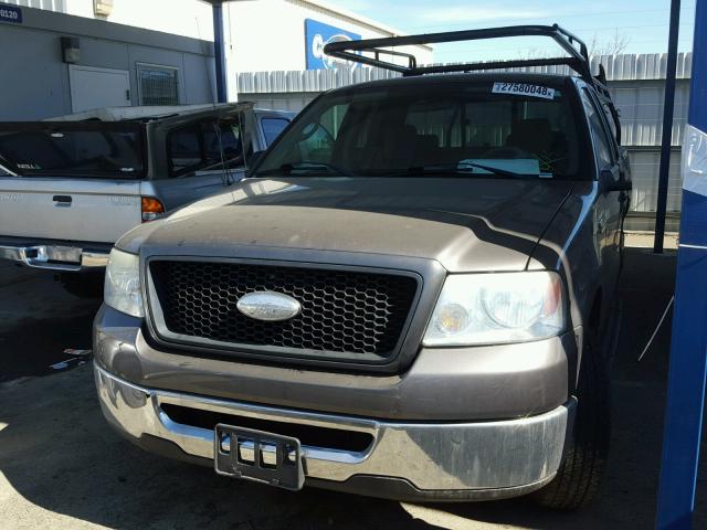 1FTPX12546KD83432 - 2006 FORD F150 BROWN photo 2