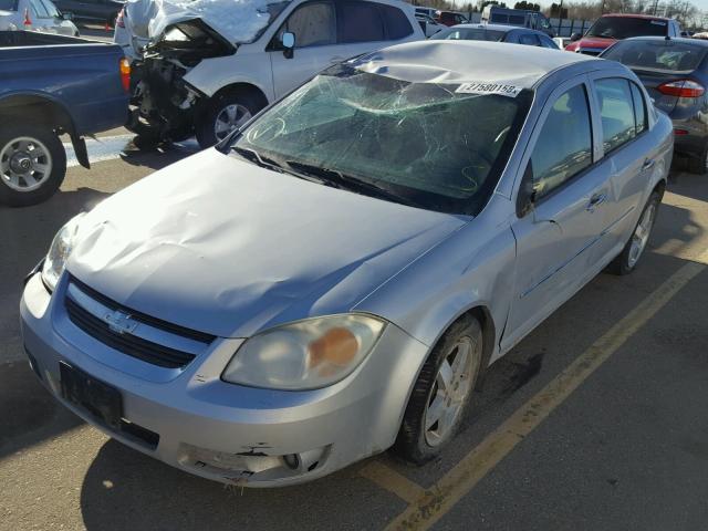 1G1AZ52F957528815 - 2005 CHEVROLET COBALT LT SILVER photo 2