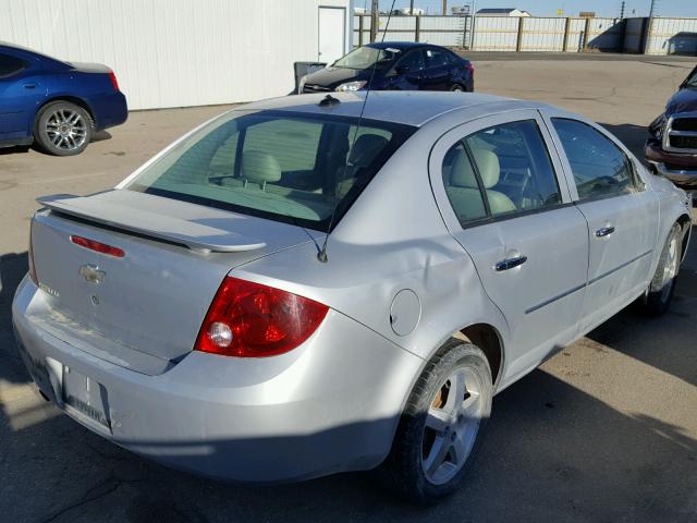 1G1AZ52F957528815 - 2005 CHEVROLET COBALT LT SILVER photo 4