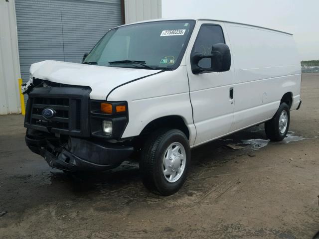 1FTNE2EW5EDA68116 - 2014 FORD ECONOLINE WHITE photo 2