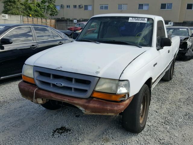 1FTYR10V7YPA75758 - 2000 FORD RANGER WHITE photo 2