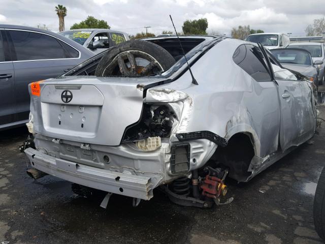 JTKJF5C72E3081803 - 2014 TOYOTA SCION TC 银色 照片 4