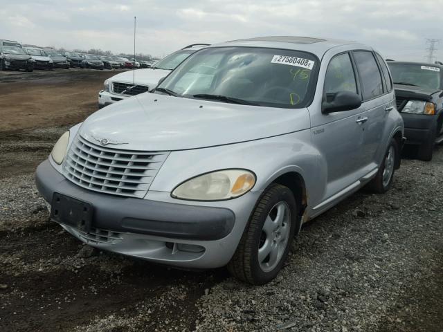 3C8FY4BB91T545643 - 2001 CHRYSLER PT CRUISER SILVER photo 2