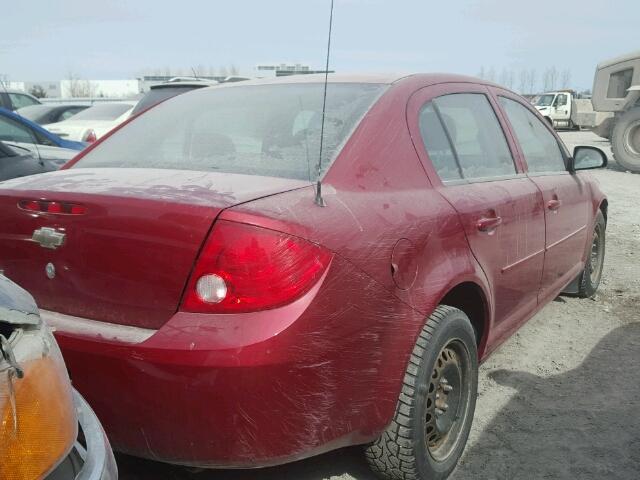 1G1AD5F53A7201448 - 2010 CHEVROLET COBALT 1LT RED photo 4