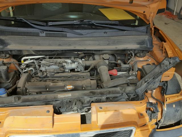 KNDJT2A2XB7248225 - 2011 KIA SOUL ORANGE photo 7